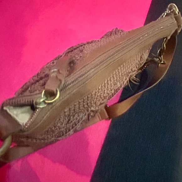 The Sak Handcrafted Crochet brown Crossbody - Picture 14 of 15